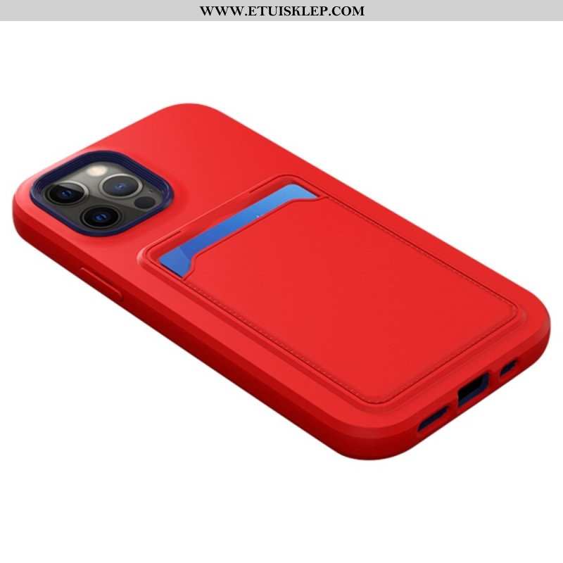 Etui do iPhone 14 Posiadacz Karty Dwukolorowej